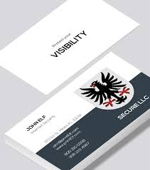 How will a product be used by the person who purchases it? Internet Security Business Card Modern Design