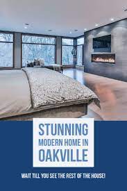 Modern House In Oakville Ontario The Interior Designer Did An Amazing Job Finishing This Home Interi Modern Homes For Sale Home Bedroom Beautiful Interiors