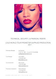 Rihanna Loud Master Local Promoter