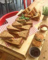 Fancy Afternoon Tea Head Down To The Bakehouse Kitchen For Our Very Own Afternoon Tea And Cake Served Atop A Picnic Bench Bakehouse Cake Servings Food