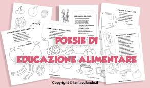Gli obiettivi dell'educazione alimentare consistono, come detto, nel creare una piena consapevolezza del cibo assunto, comprendendone gli effetti sul proprio organismo ed imparando a riconoscerne la qualità, senza trascurare infine l'importanza di associare ad una corretta alimentazione la giusta dose di attività fisica. Poesie Per Il Progetto Di Educazione Alimentare Fantavolando