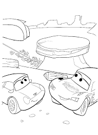 Kerst tekening maken in stappen! Auto S Met Sally Carrera En Lightning Mcqueen Kleurplaat