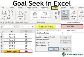 You can think of it as some sort of a reverse tool wherein you have the (desired) result but you don't have the right value to get at that result. Goal Seek In Excel How To Use Goal Seek Function