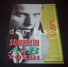 SONER ARICA 1996 Yılı 20x28cm Dergiden 1 Yaprak HABER 05765