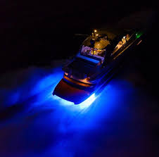 Fslh 18w Blue Stainless Steel Ip68 Waterproof Led Marine Underwater Light For Yacht Underwater Boat Lights Boat Lights Underwater Lights
