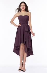 Plum Bridesmaid Dresses Beach/Destination Casual Cinderella & Plum Gowns