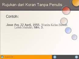 Seperti menulis rujukan dari buku. Cara Merujuk Dan Menulis Daftar Rujukan Daftar Pustaka