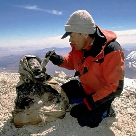 The Incas believed children were pure, making them the ideal human sacrifice.  New research suggests that victims were placed on stone platforms atop  active volcanoes so they could be struck by lightning.
