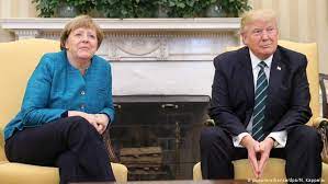 Einblicke in die arbeit der kanzlerin durch das objektiv der offiziellen fotografen. Angela Merkel And Donald Trump Stress Unity Amid Differences News Dw 27 04 2018