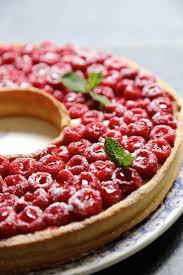 Tarte Aux Framboises Tres Originale Recettes De Cuisine Recette Tarte Framboise