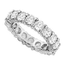 Mega Diamonds Eternity Wedding Ring From Lieberfarb Diamond Anniversary Bands Diamond Anniversary Rings White Gold Wedding Rings