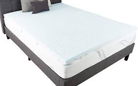 Bluestone 82 Tex1032 Gel Infused Topper 2 Quot Memory Foam Mattress Pad With Ventilation King Whi In 2020 Memory Foam Mattress Pad Mattress Pad Memory Foam Mattress
