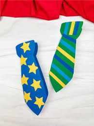 father s day tie card craft for kids free template
