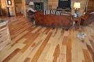 Hand scraped hickory flooring