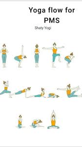 Yoga Flow For Pms Yoga Flow Period Yoga Yoga Sequences