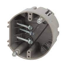 If your new light fixture doesn't match your old mount type, you'll have to remove the bracket from the junction box and change the screws. Southwire Smart Box Adjustable Depth 75 Lbs Light Fixture Support 50 Lbs Ceiling Fan Support Msbfan The Home Depot