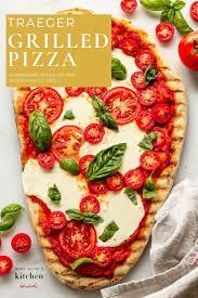 Traeger Pizza Recipe How To Make Pizza On A Wood Pellet Grill In 2021 Pizza Recipes Grilled Pizza Recipes Traeger Pizza