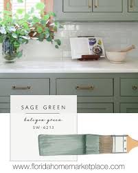 Island Really Trending Are Green Kitchens With Modern Details Kitchen Cabinet Colors Green Kitchen Cabinets Kitchen Colors