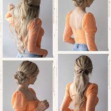 3 Easy 3 Minute Hairstyles For 2019 Alex Gaboury Hair Bun Tutorial Easy Hairstyle Video Hair Styles