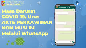 Contoh akankah masa ini bisa dilalui dengan baik? Pandemi Covid 19 Urus Akta Perkawinan Non Muslim Melalui Wa Dispendukcapil Kabupaten Jember