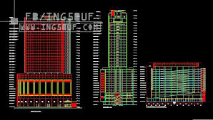 مخططات معمارية برج City Tower بتصميم مميز اوتوكاد Dwg مخططات معمارية برج City Tower بتصميم مميز اوتوكاد Dwg مخط Autocad Tower Autocad Drawing