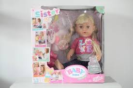 If your child decides to take care of his doll during the day, you can turn on the backlight and sound as you can see, baby born bathtub isa real miracle for your child. Bath Time With Baby Born Interactive Sister Doll Rock And Roll Pussycat