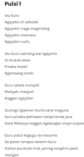 Puisi Bahasa Bali 4 Bait Brainly Co Id