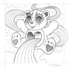 Metal Carebare Bear Drawing Drawings Art