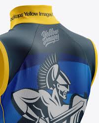 Women S Cycling Wind Vest Mockup Back Half Side View In Apparel Mockups On Yellow Images Object Mockups