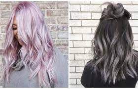 5 ways to rock the lilac 'n' grey hair trend. Ways To Rock Lilac N Grey Hair Lilac Hair Trends Cosmetify