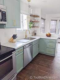 How much a kitchen remodeling should cost. Before And After My Budget Kitchen Remodel Toolbox Divas