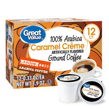 How many camels for your girlfriend? Great Value 100 Arabica Caramel Creme Medium Arabica Coffee 0 37 Oz 12 Count Walmart Com Walmart Com