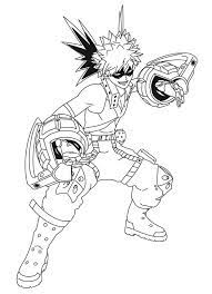 Learn about famous firsts in october with these free october printables. Cool Bakugo Coloring Page Free Printable Coloring Pages For Kids