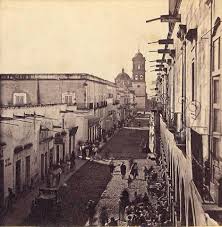 Calle San Francisco Hoy 16 De Septiembre En Guadalajara Jalisco Ano 1870 Guadalajara Templo De San Francisco Historia De Mexico