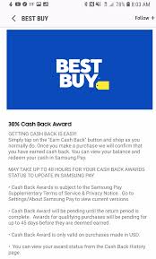 Shop for gift cards at best buy. Dead Samsung Pay 30 Cash Back At Bestbuy Com Max 100 Cb Trx 30 At Walmart On Toys 30 At Groupon Doctor Of Credit