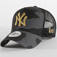 Tailles en stock one size 20.97. New Era Casquette Trucker Camouflage New York Yankees 12392338 Gris Anthracite Dore Laboutiqueofficielle Com
