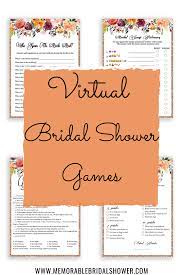 18 items in this article 4 items on sale! How To Host A Virtual Bridal Shower Or Bachelorette Party Printable Bridal Shower Games Bridal Shower Bingo Bridal Shower
