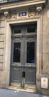 Matières pour vos meubles de cuisine. Paris 17 Maison Parisienne Facade Maison Poignee De Porte