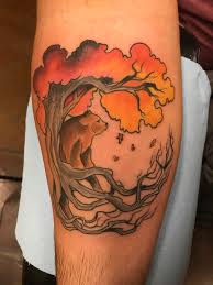 Had a horrible attitude and refused to meet my needs i wasn't asking for much just to add to a tattoo and was met with resistance. The Ol Bear And The Tree By Sean Wilcox Iron Heart Tattoo Des Moines Ia Tattoos