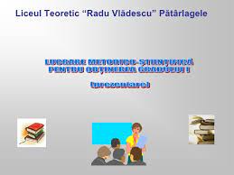 Gradului didactic i în învăţământ. Prezentare Lucrare Metodico Stiintifica Traducere