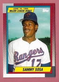 Listed as born on november 10th should be the 12th. Vintage Cubs Cards Sammy Sosa Rookie Other Notable Sosa Cards