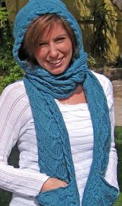 Check my new fashionable men's knit scarf pattern and men's knit hat pattern. Cable Knit Pocket Scarf Pattern