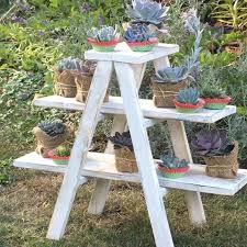 This Rustic Ladder Shelf Is The Perfect Table Display For Cupcakes Or Small Plant Stand For Weddings Or An Rustic Cupcake Stands Ladder Display Rustic Cupcakes