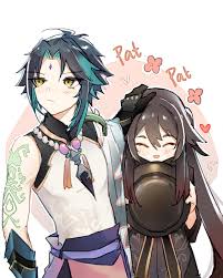 side account — “Xiao x Hu Tao” By Yon