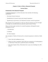 Your methods may include visiting particular. Chapter 4 How To Write A Research Proposal