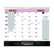 Download free printable 2021 calendar templates that you can easily edit and print using excel. At A Glance Flip Over Wall Calendar 2021 90m21 At90m21