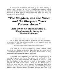 Living Into Our Faith