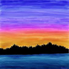 2 how to draw watercolor landscape 1.pink sunset in watercolor step by step painting this this watercolor cityscape is so easy to paint and can be made in about a million different ways. Watercolor Oil Pastel Sunset Scenery Drawing Novocom Top