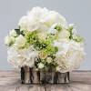 Artificial hydrangea bush silk flowers wedding bouquet centerpiece decorations. 1