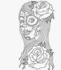 Skull coloring pages free coloring pages sugar skull mädchen car bumper stickers arte horror to color day of the. Pin On Adult Coloring Pages
